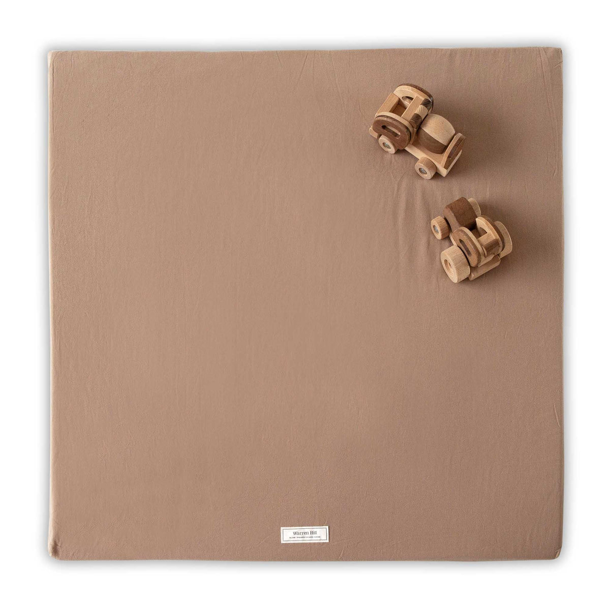 Chestnut Cotton Padded Play Mat Memory Foam Comfort Machine