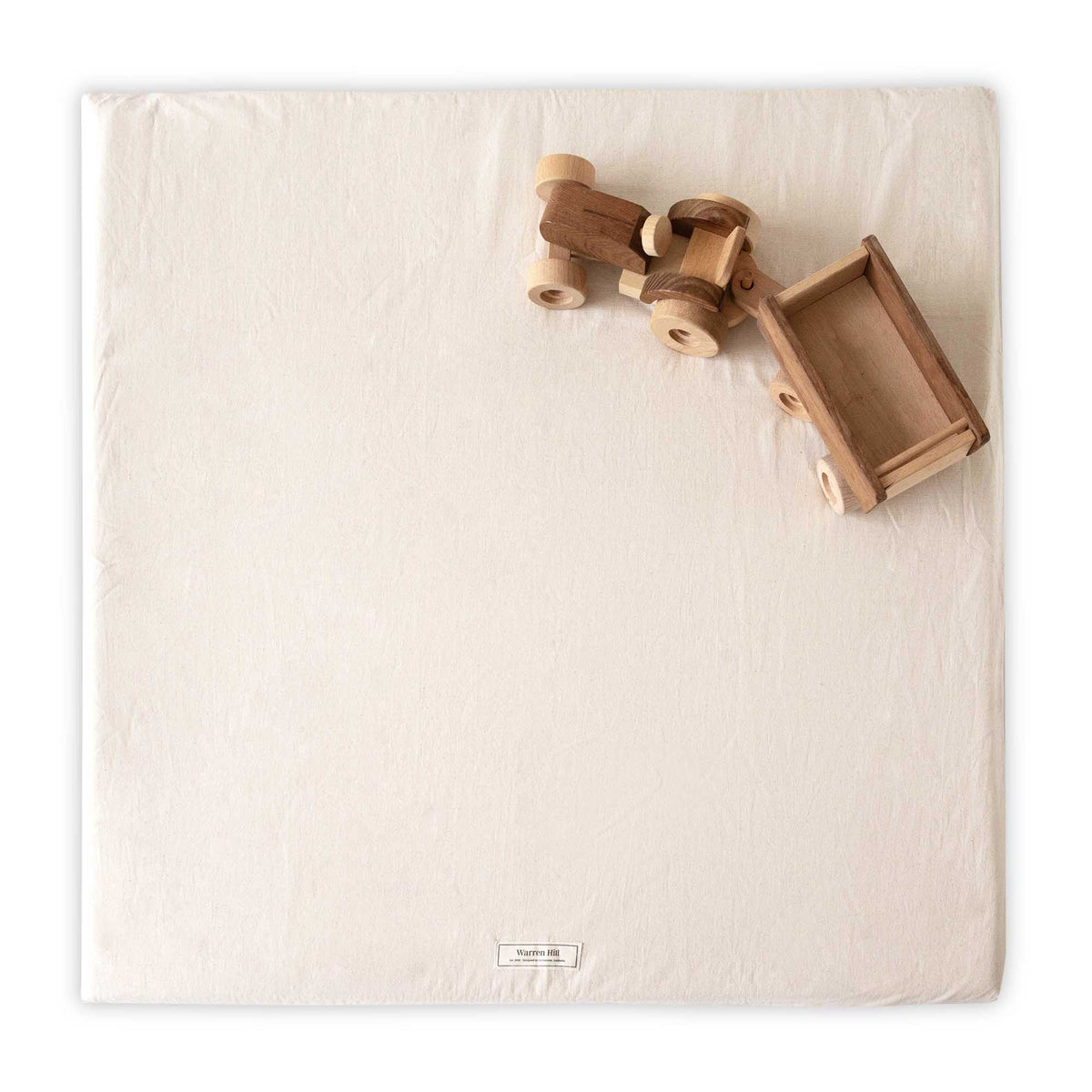 Light Natural Cotton Padded Play Mat Memory Foam Comfort