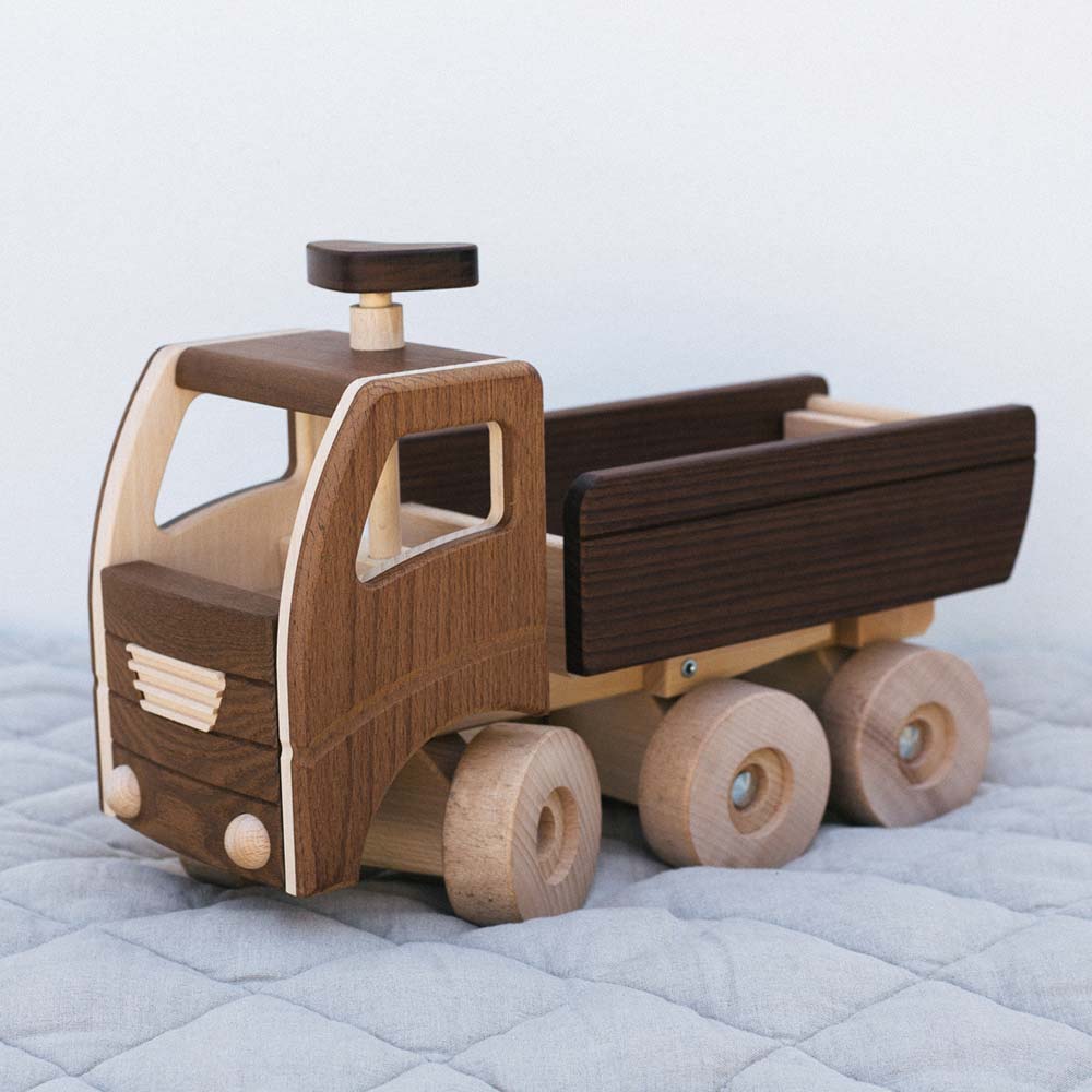 Warren Hill Goki Nature Dump Truck Wooden Toys