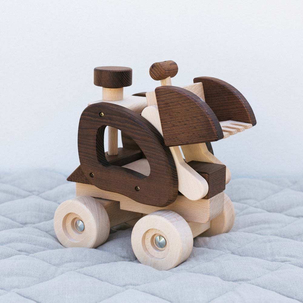 Warren Hill Goki Nature Wheel Loader Wooden Toys