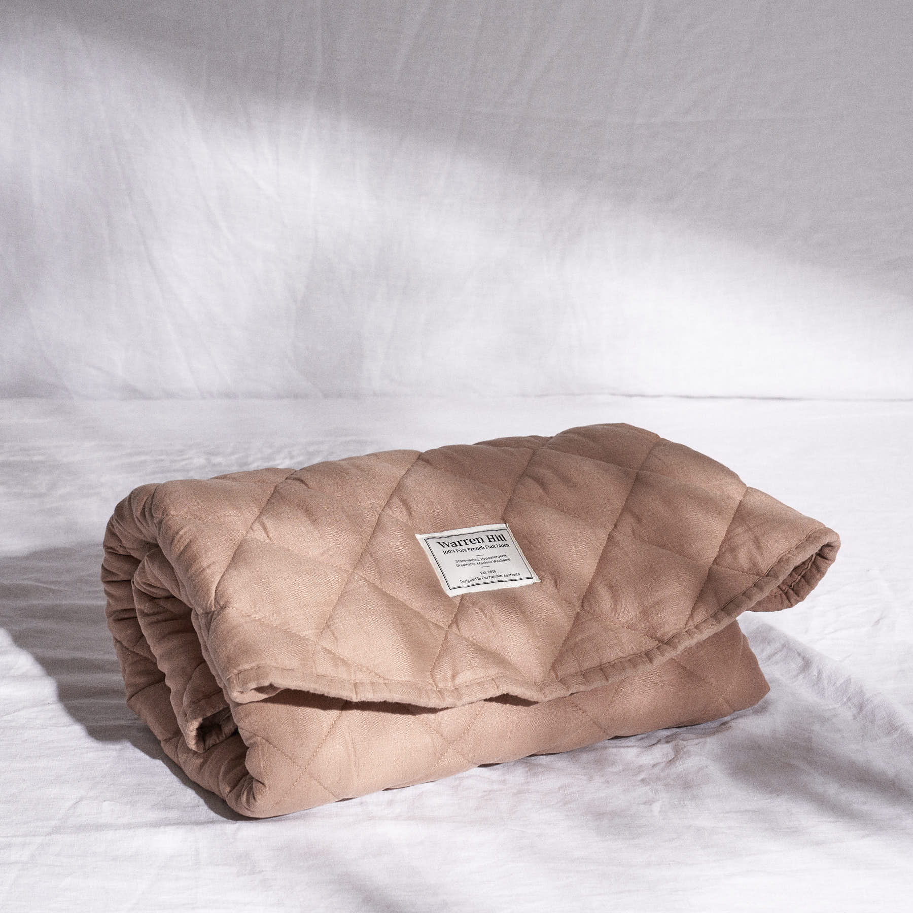 Warren Hill Linen Baby Play Mat Chestnut Colour Imperfect