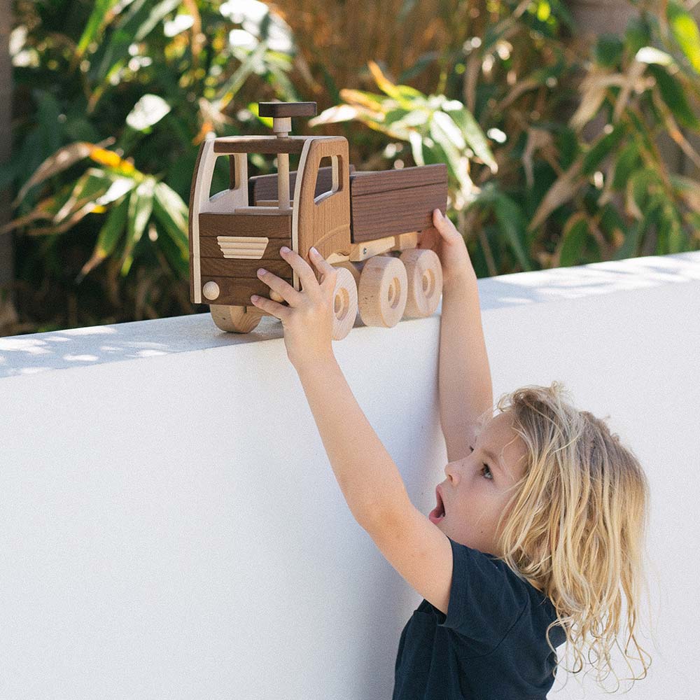 Warren Hill Goki Nature Dump Truck Wooden Toys