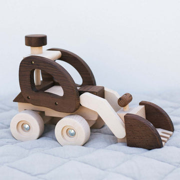Warren Hill Goki Nature Wheel Loader Wooden Toys