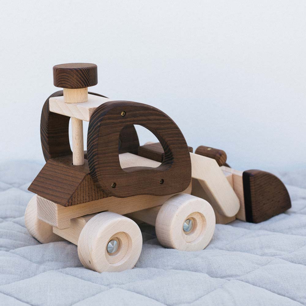 Warren Hill Goki Nature Wheel Loader Wooden Toys